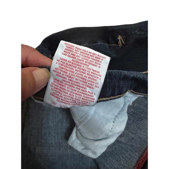 IZOD Mens Relaxed Fit Comfort Stretch Jeans Dark Wash 38x34 - Picture 5 of 6